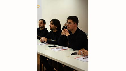 Riunione operativa BEEVOIP, Daniele De Falco, Davide Cavezza e Daniele Paduano